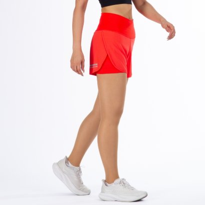 Women’s 2 in 1 Fly Shorts (BRIGHT RED)